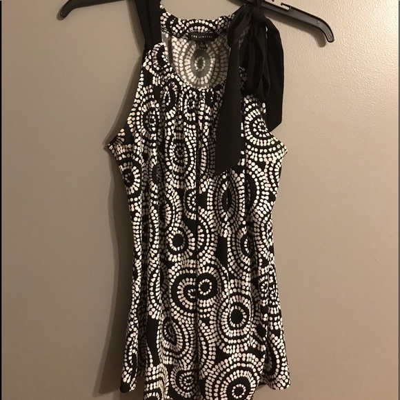 Side Shoulder Tie Patterned Blouse - Picture 8 of 8